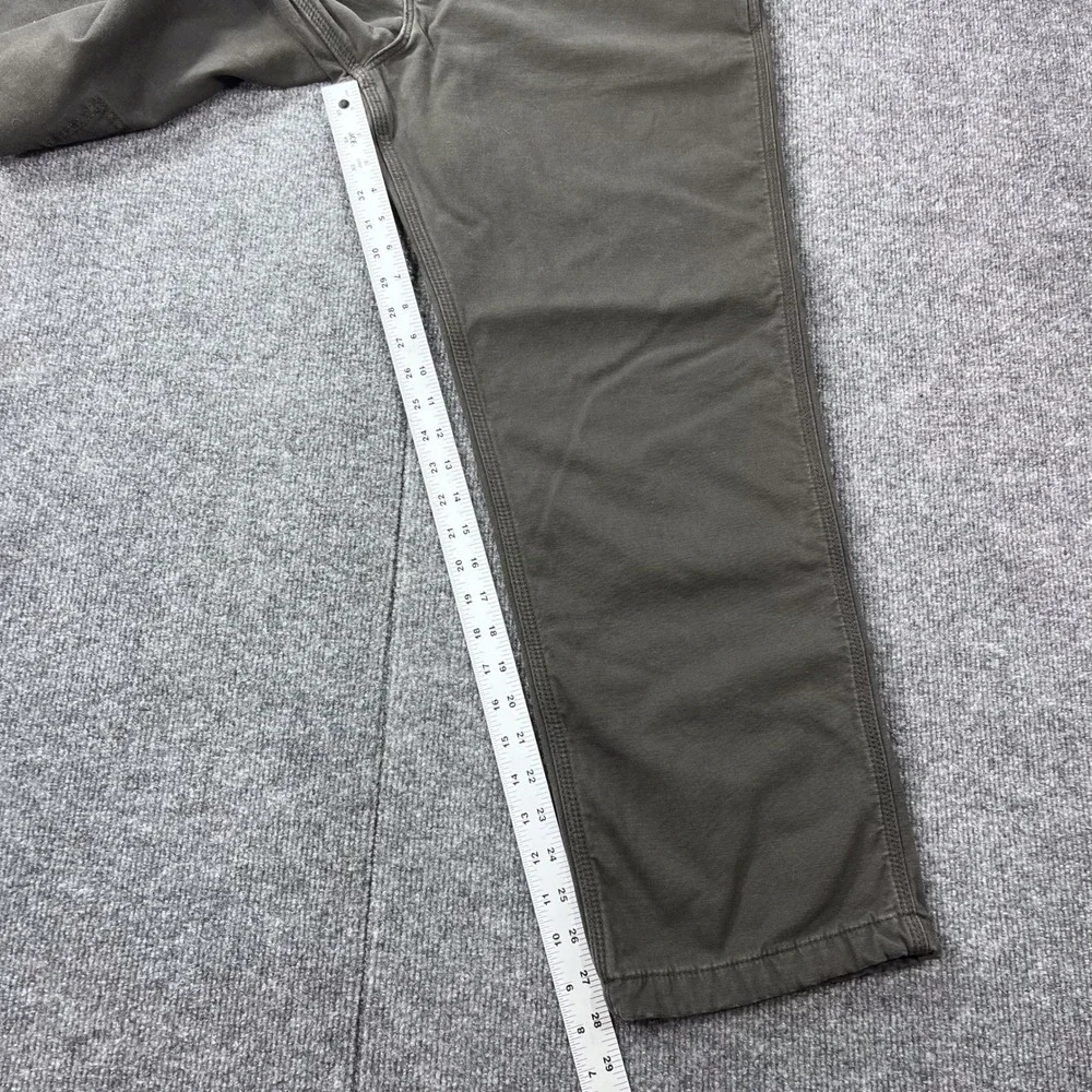 Carhartt Men's‎ 42x30 Relaxed Fit Rugged Flex Knit-Lined Utility Work Pants Grey